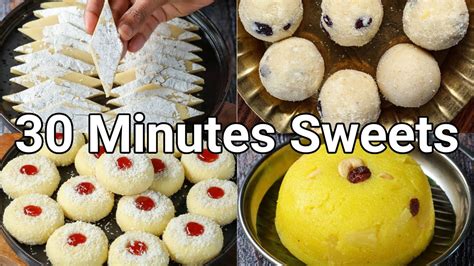 4 indian sweets recipes in just 30 mins for festival celebrations ...