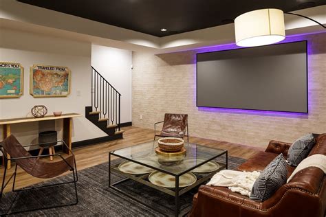 A Practical and Inviting Basement Media Room - Fine Homebuilding