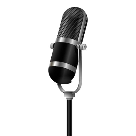 Free PSD | Realistic microphone illustration