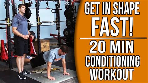 20 Min At-Home Basketball Conditioning Workout - Get in Shape FAST! - YouTube