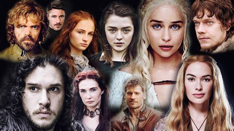 GAME OF THRONES Main Characters - YouTube