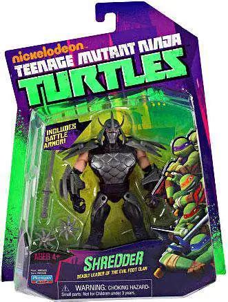 Teenage Mutant Ninja Turtles Nickelodeon Shredder 4 Action Figure Playmates - ToyWiz