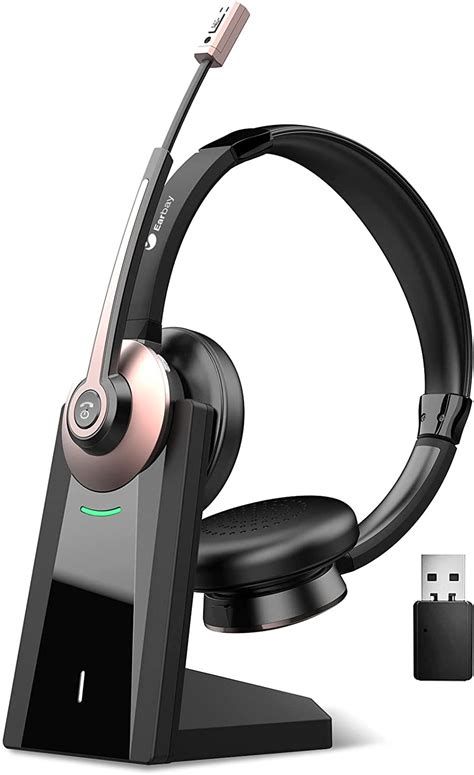 Wireless Bluetooth Headset with Mic and Noise Cancelling for PC, Cell ...