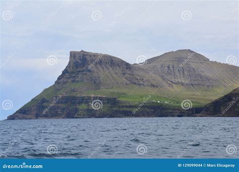 Vagar Island in the Faroe Islands Stock Photo - Image of hills, cliffs: 129099044