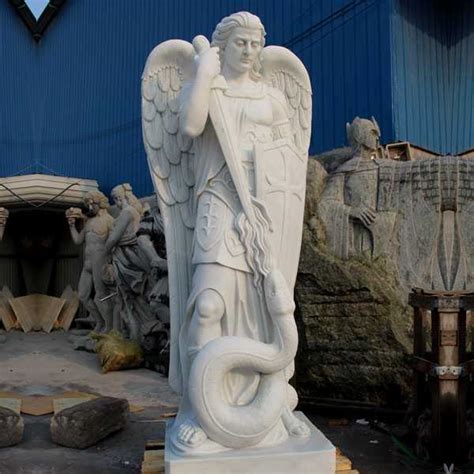 Life Size Famous Archangel of Saint Michael Outdoor Marble Statues for ...