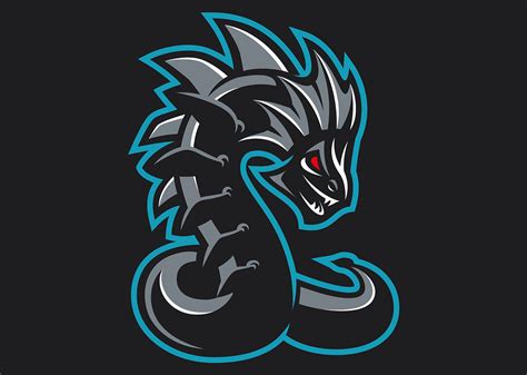 LEVIATHAN LOGO on Behance | Animal logo, Sports logo, Leviathan