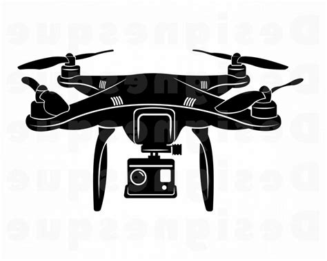 Drone Silhouette Vector at Vectorified.com | Collection of Drone Silhouette Vector free for ...