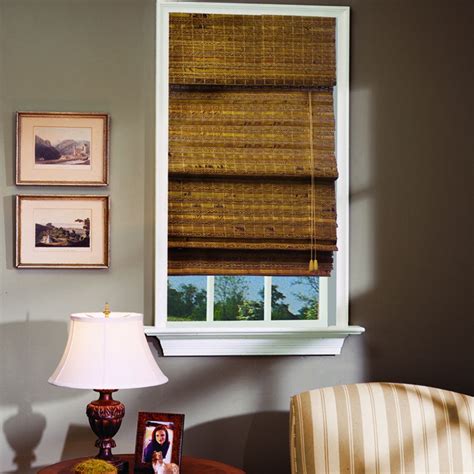 Bamboo Roman Blinds | Bamboo Valance Photo