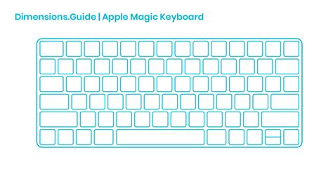 Apple Magic Keyboard Dimensions & Drawings | Dimensions.Guide