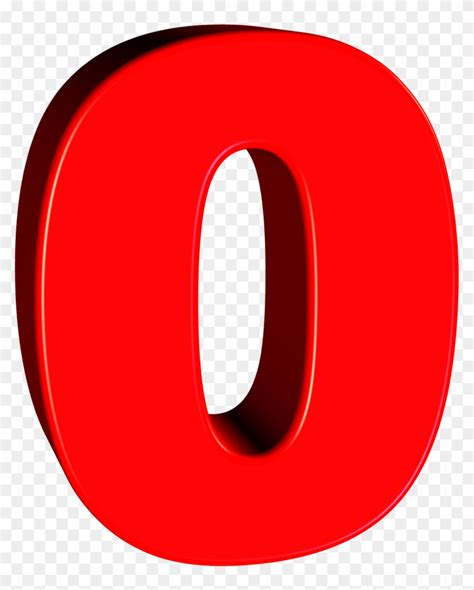 Zero Number 0 Digit Font Png Image - Circle, Transparent Png - 1280x1280(#4844112) - PngFind