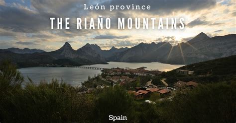 The Valporquero cave and the Riaño mountains in the north of León