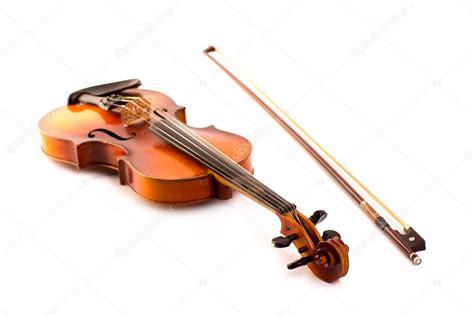 Retro violin vintage isolated on white Stock Photo by ©lunamarina 19543035