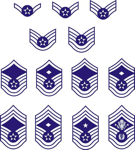 Air Force Enlisted Rank Insignia stickers – Carolina Creations llc