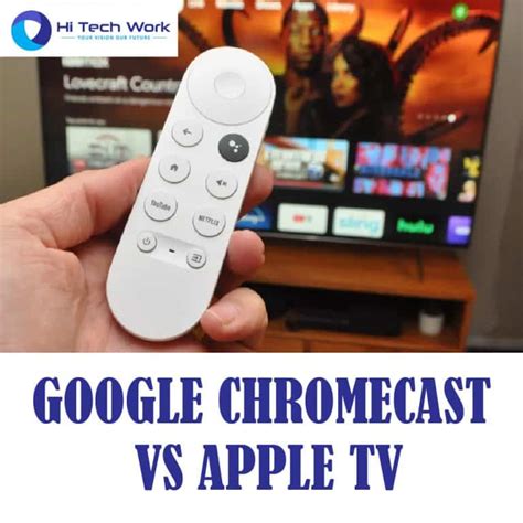 Google Chromecast vs Apple TV: The Basic Differences