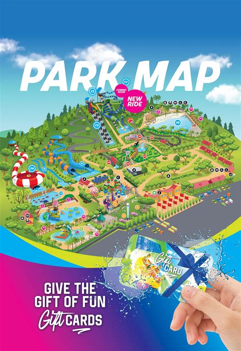 Park Map - Funfields - 25 Rides & Attractions, Water Theme Park