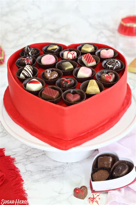 Box of Chocolates Cake for Valentine's Day - SugarHero