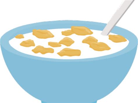 Breakfast Cliparts X Carwad Net - Bowl Of Cereal Clipart - Png Download ...