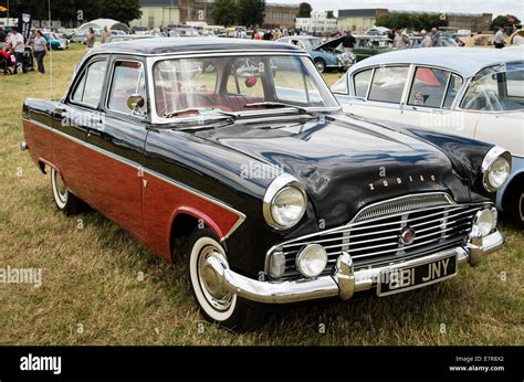 FORD ZEPHYR ZODIAC saloon car from the 1950s at an English show Stock Photo, Royalty Free Image ...