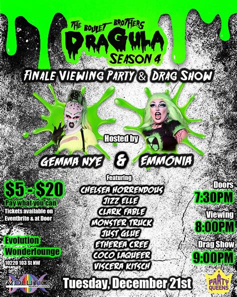 Dragula Season 4 FINALE Viewing Party & Drag Show | Evolution ...