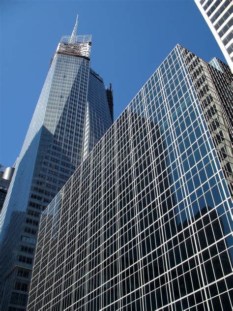 Manhattan Skyscrapers stock photo. Image of modern, downtown - 4814816