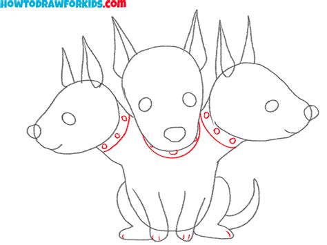 How to Draw Cerberus - Easy Drawing Tutorial For Kids