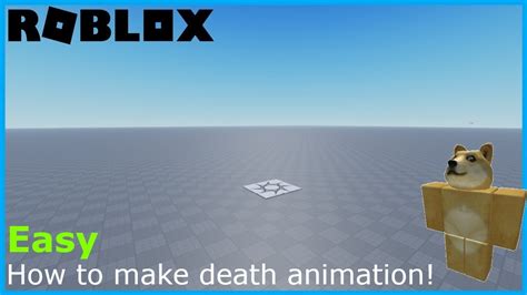 How to make Death animation in roblox studio! - YouTube