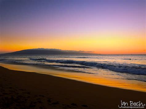 Sunset | @Kaanapali Beach (Maui), Sunset weliveinapostcard.c… | Flickr