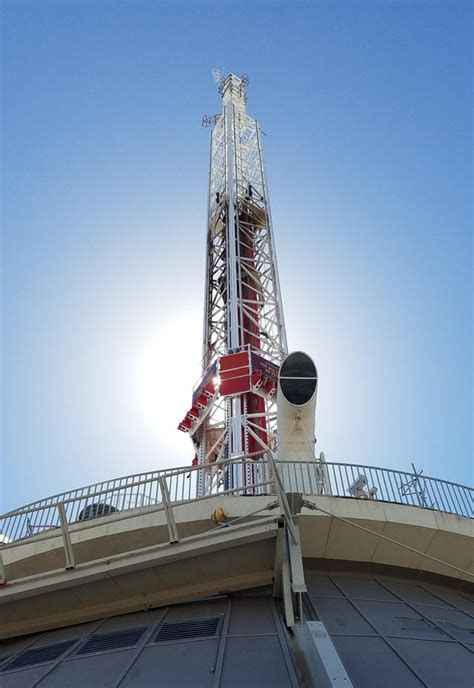 The world's highest thrill ride - The Big Shot at the Stratosphere in ...