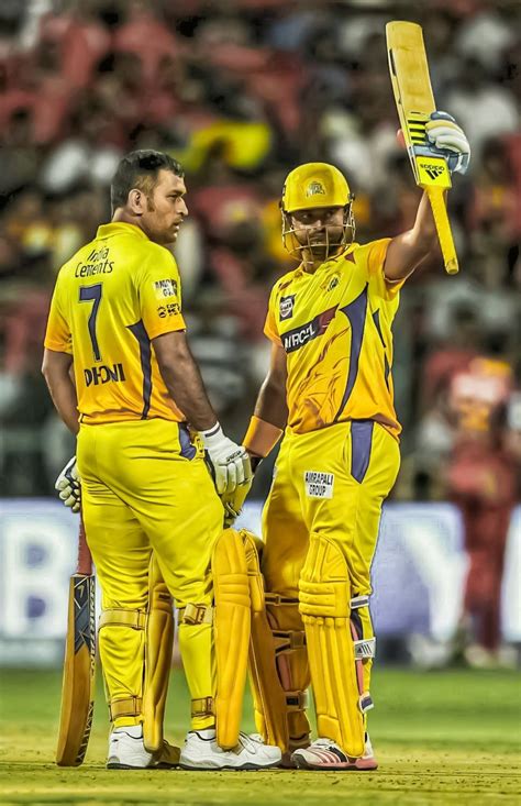 Most dangerous combination..... Dhoni and Raina..... Chennai super ...