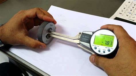 การตั้งค่า Digital inside Micrometer - YouTube