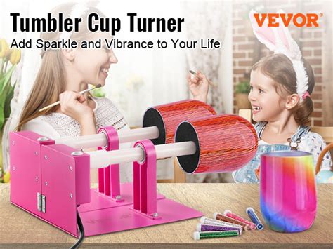 VEVOR Double Cup Turner 2-Arm Pen Turner with Epoxy Resin Kit for ...