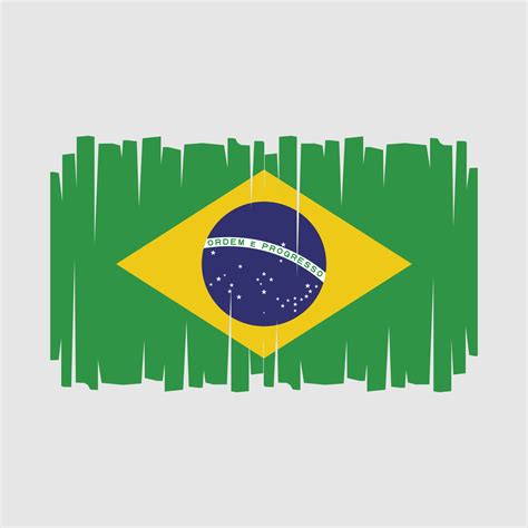 Brazil Flag Vector 21980224 Vector Art at Vecteezy