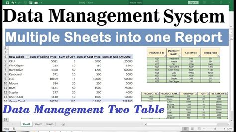 create a relationship between tables in excel ||pivot table relationships - YouTube