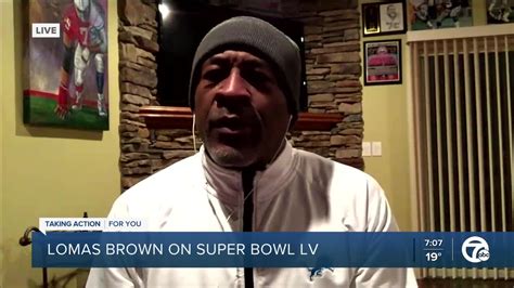 Lomas Brown talks about the Super Bowl