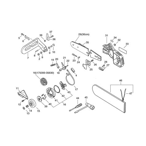 Echo CS-3000 Chainsaw (CS3000) Parts Diagram, Page 8