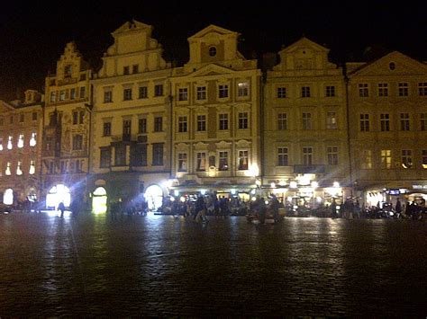 Staromestske Square at night. Prague, Czech Republic. | Mike Ross Travel