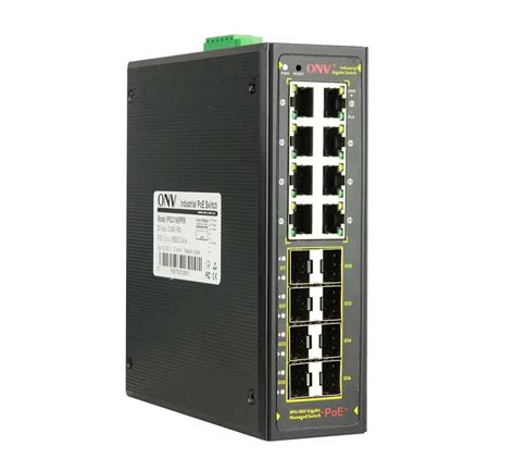 16 Port Din-rail Mount Managed Poe Ethernet Industrial Poe Switch - Buy High Quality 16 Port ...