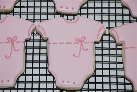 jackandy cookies: Pink Baby Onesies