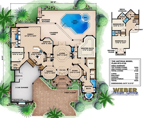 Mediterranean Mansion Floor Plans - floorplans.click