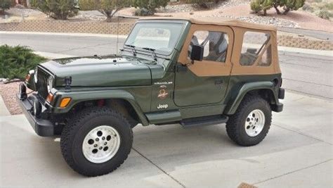 97 TJ Sahara original, clean. | Green jeep wrangler, Jeep wrangler yj ...