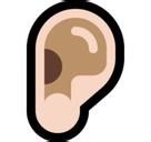 👂🏻 Ear Emoji with Light Skin Tone Meaning with Pictures: from A to Z