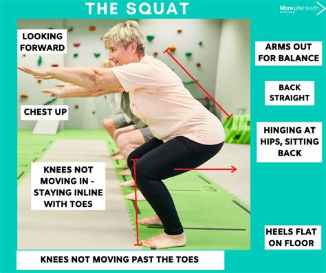 How To Properly Do A Squat For Older Adults — More Life Health ...