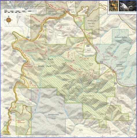 Castle Rock State Park Map - Printable Map