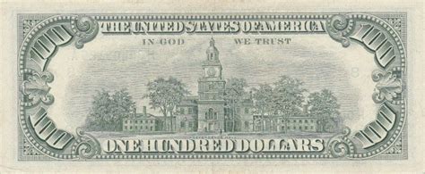 1963 100 Dollar Bill Value