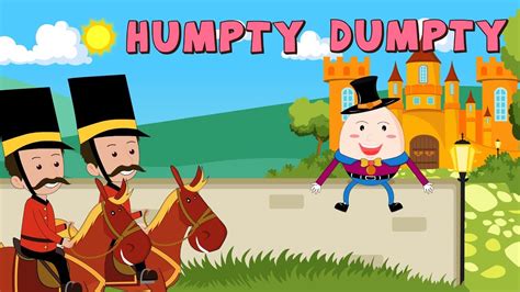 Humpty Dumpty Nursery Rhyme Youtube - Riset