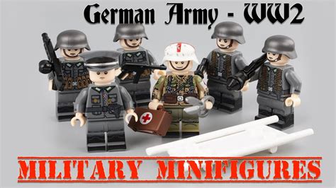 Building Toys Details about WW2 Army Soldiers Minifigures with Weapons Military Sets fit Lego ...