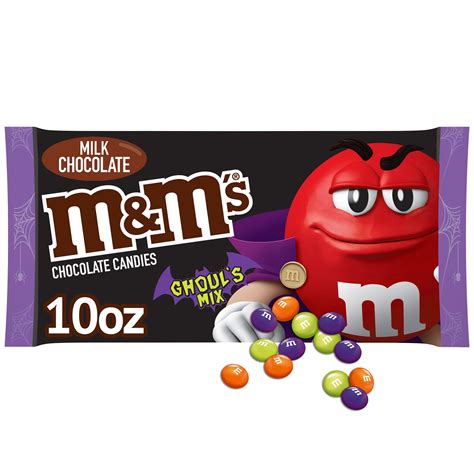 M&M'S Ghoul's Mix Milk Chocolate Halloween Candy Bag - 10oz - Walmart.com