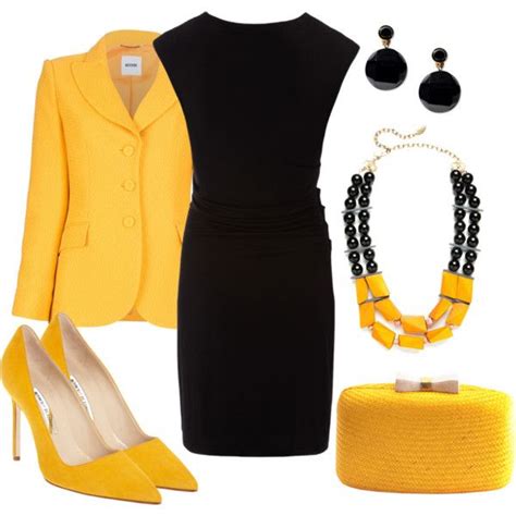 cute black and yellow outfits - Nathanial Maxey