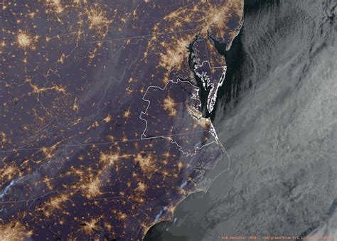 NWS Wakefield on Twitter: "Sunrise on GOES-16 GeoColor shows the areas ...