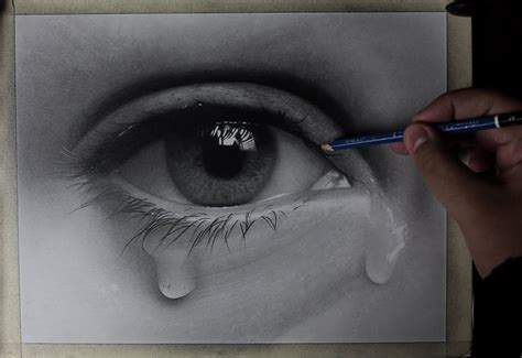 How To Draw A Realistic Crying Eye